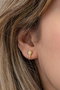 Heliophilia Silver NRZ999568 Pendientes de Plata de Ley 925 con Baño de Oro y Circon